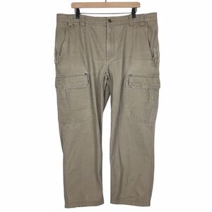 DULUTH TRADING CO Pants Cargo Heavyweight Outdoor Work Utility Tan Size 42 x 30